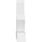 Ekena Millwork Saratoga Architectural Grade PVC Gable Bracket, 72"W x 30"H x 6"D x 6"F, 10/12 Pitch GBP072X30X0606SAR00 - alternate 3
